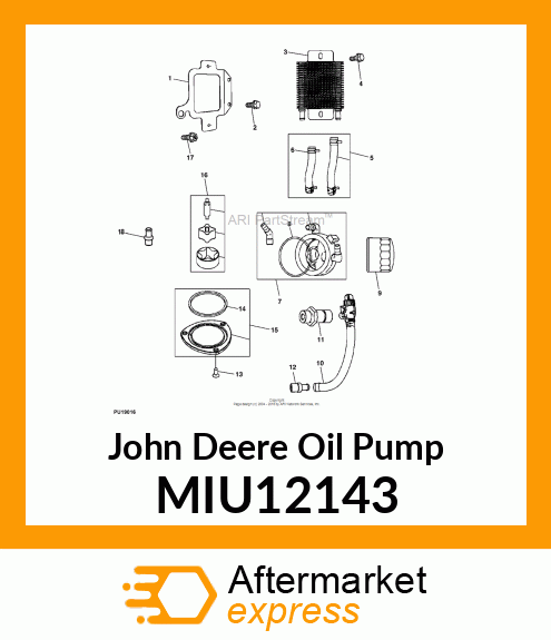 PUMP, OIL MIU12143