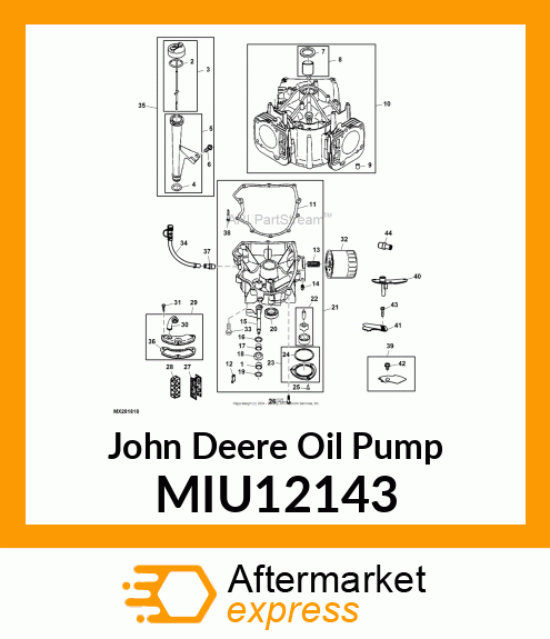 PUMP, OIL MIU12143