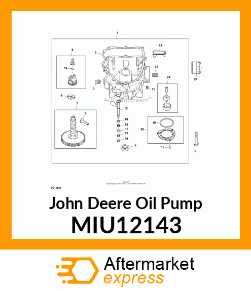 PUMP, OIL MIU12143