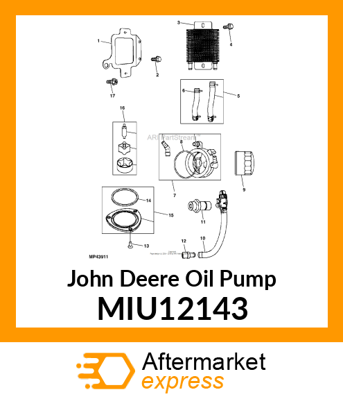 PUMP, OIL MIU12143