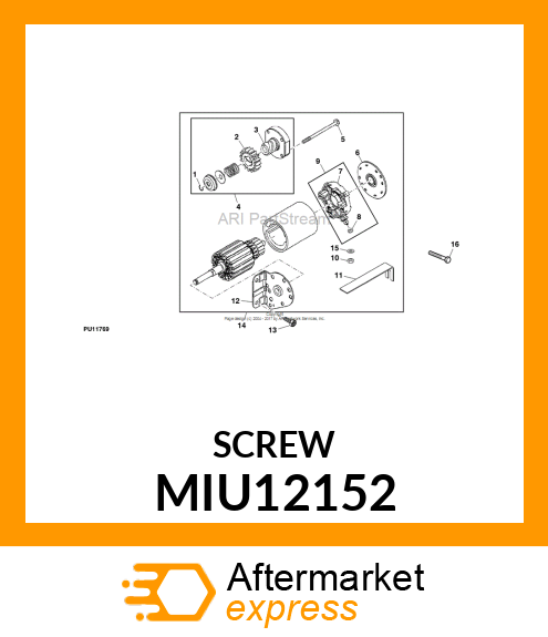 SCREW MIU12152