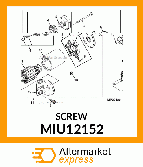 SCREW MIU12152