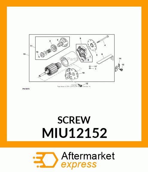 SCREW MIU12152