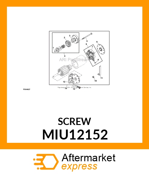 SCREW MIU12152