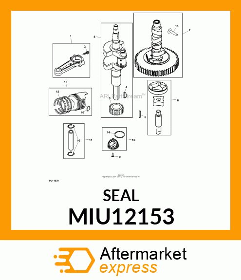 SEAL, O RING MIU12153