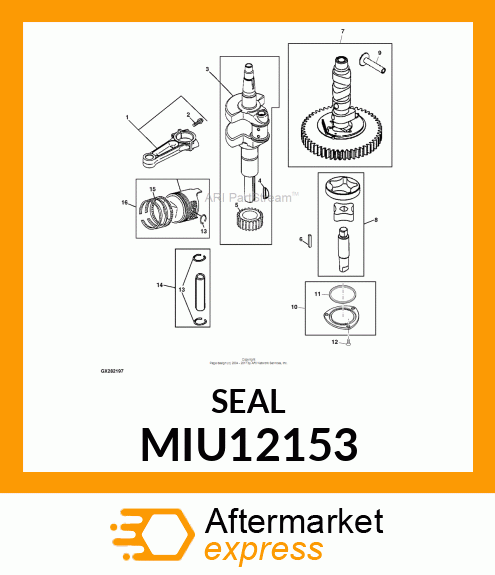 SEAL, O RING MIU12153