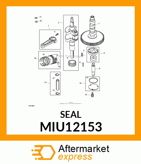 SEAL, O RING MIU12153