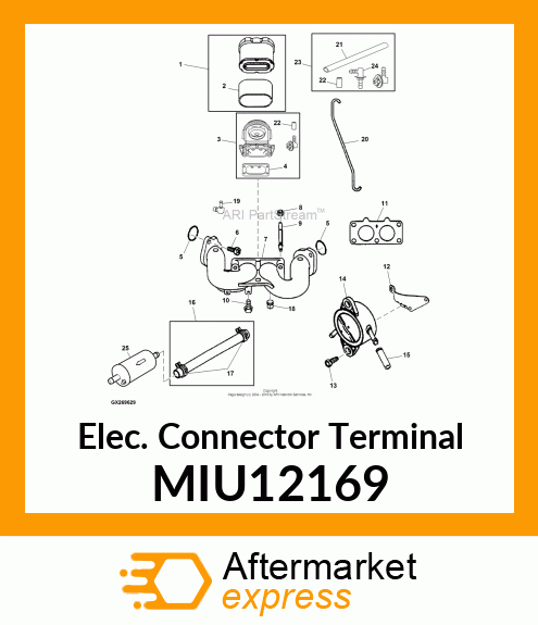 Elec. Connector Terminal MIU12169