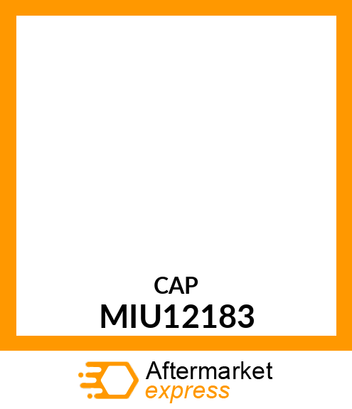 CAP, AXLE MIU12183