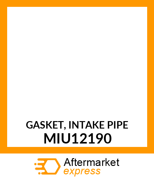 GASKET, INTAKE PIPE MIU12190