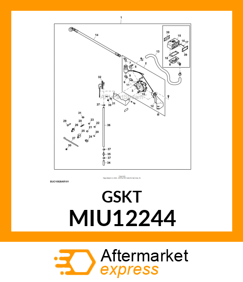 GASKET,PIPE MIU12244