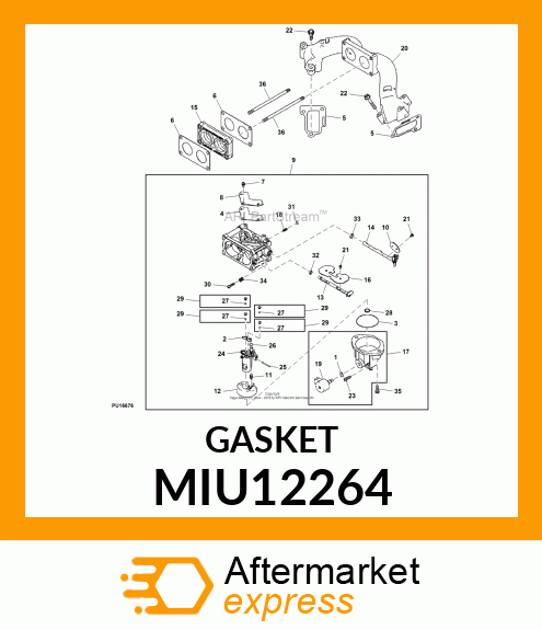 GASKET,INSULATOR MIU12264