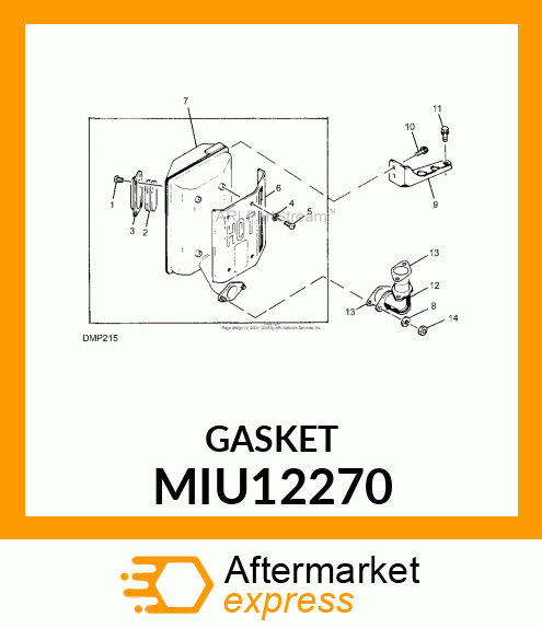 GASKET,MUFFLER MIU12270