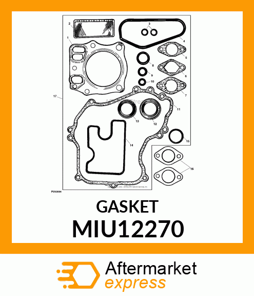 GASKET,MUFFLER MIU12270