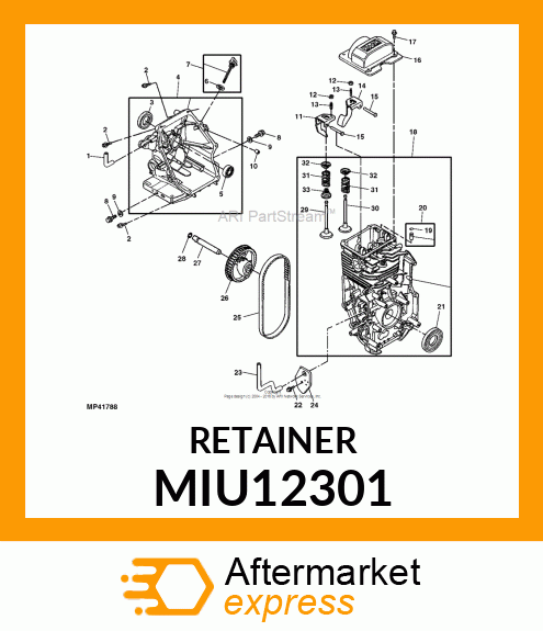 Retainer MIU12301