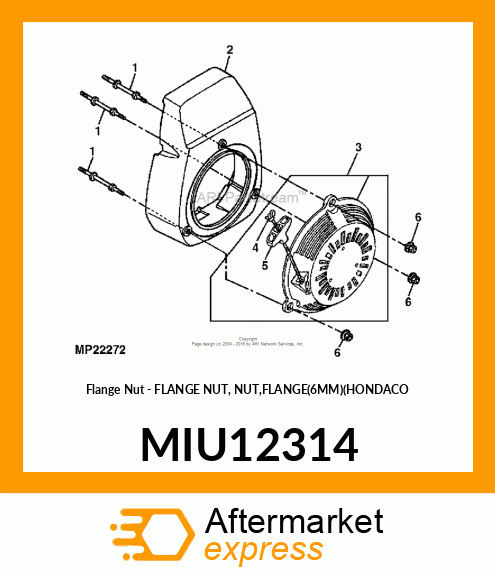 Flange Nut MIU12314