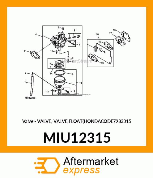 Valve MIU12315