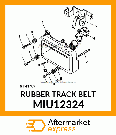 Rubber Track Belt MIU12324
