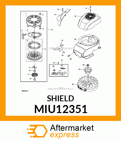 GUARD,FLYWHEEL MIU12351