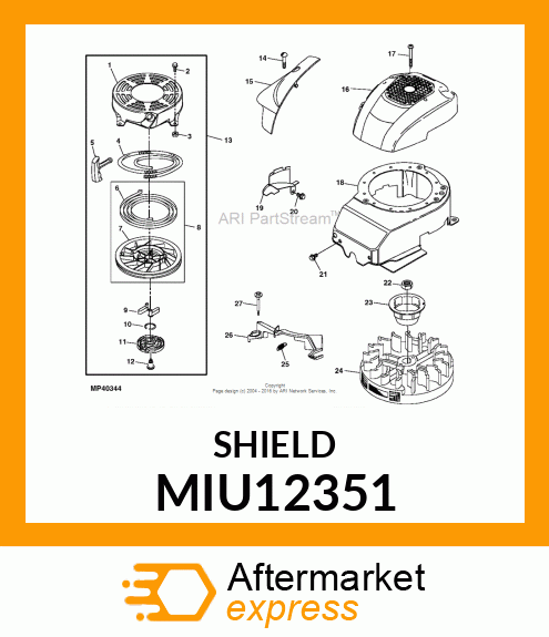 GUARD,FLYWHEEL MIU12351