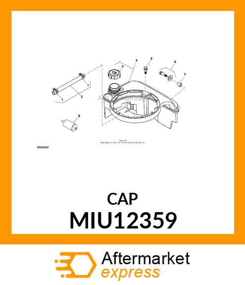 CAP,FUEL TANK MIU12359