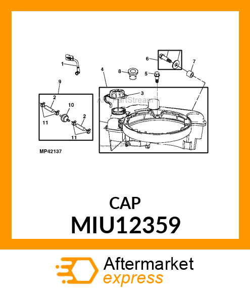 CAP,FUEL TANK MIU12359