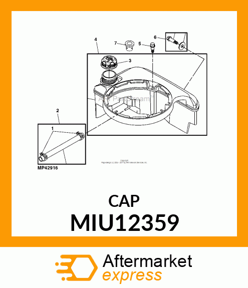 CAP,FUEL TANK MIU12359