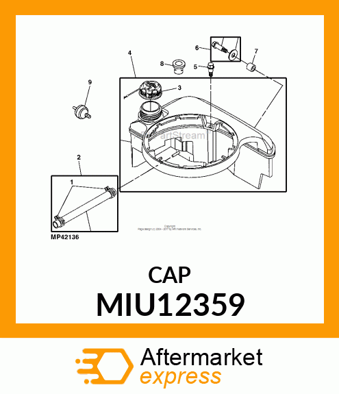 CAP,FUEL TANK MIU12359