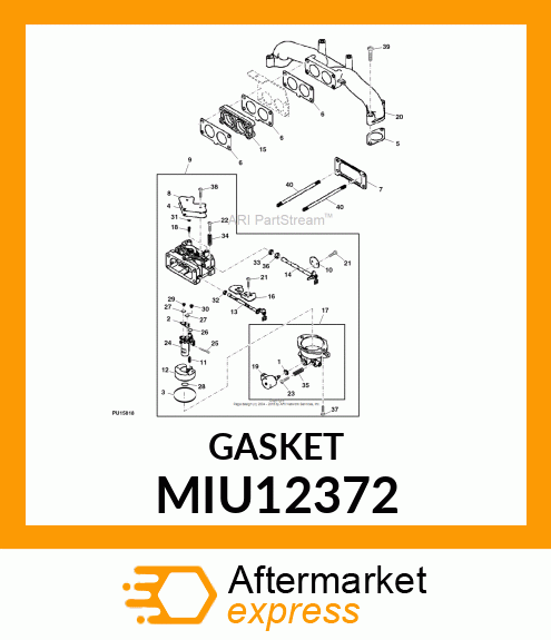 GASKET/CARBURETOR MIU12372