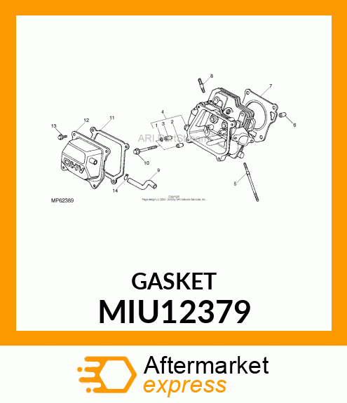 GASKET,CYLINDER HEAD MIU12379