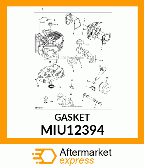 GASKET,CASE MIU12394