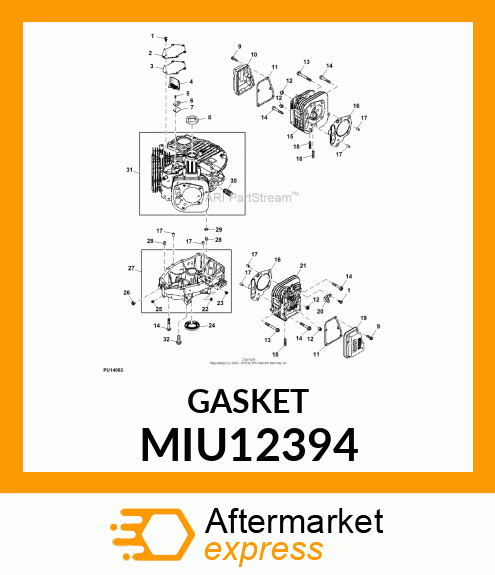 GASKET,CASE MIU12394