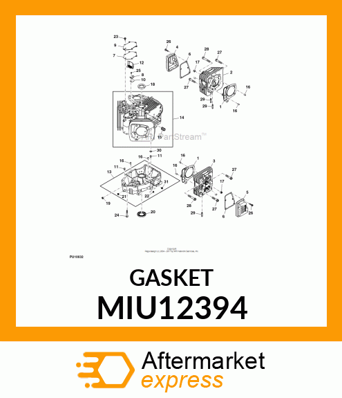 GASKET,CASE MIU12394