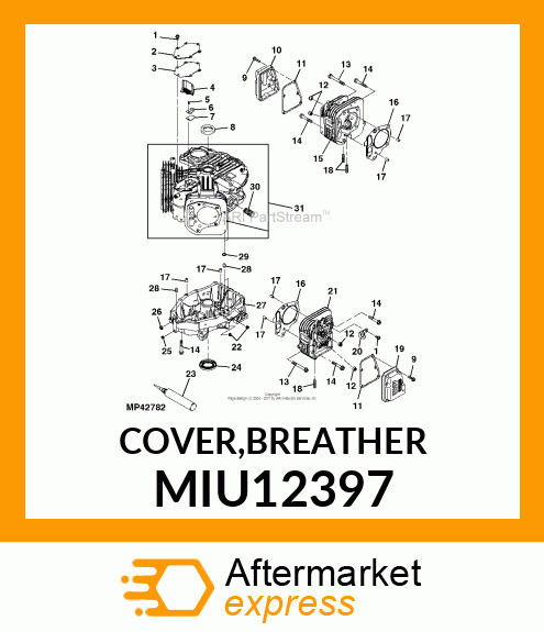 COVER,BREATHER MIU12397