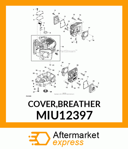 COVER,BREATHER MIU12397