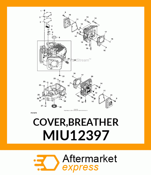 COVER,BREATHER MIU12397