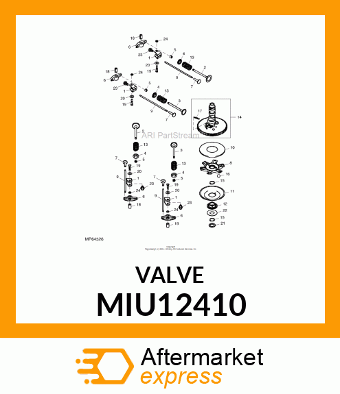 EXHAUST VALVE MIU12410