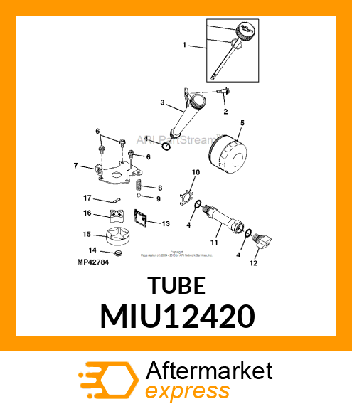 OIL FILLER TUBE MIU12420