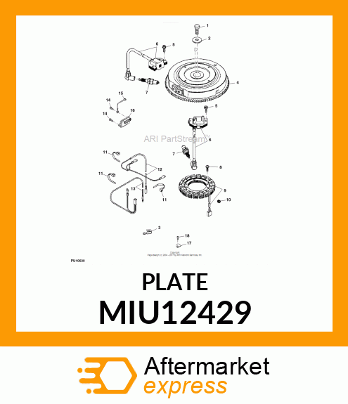 PLATE MIU12429