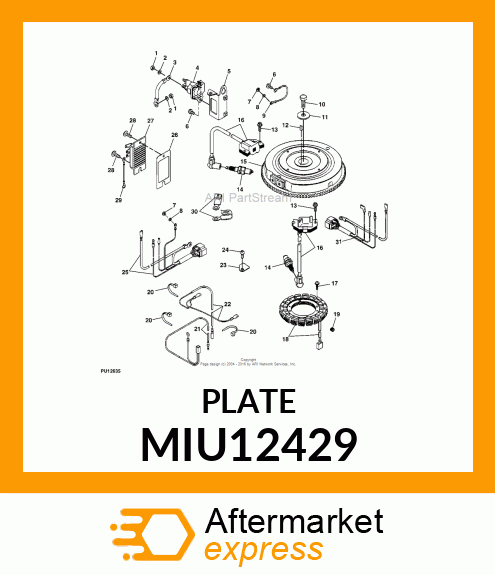 PLATE MIU12429