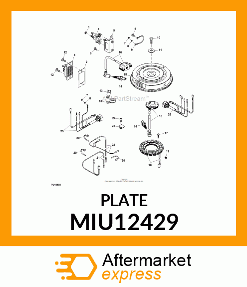 PLATE MIU12429