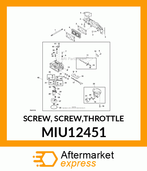 SCREW, SCREW,THROTTLE MIU12451