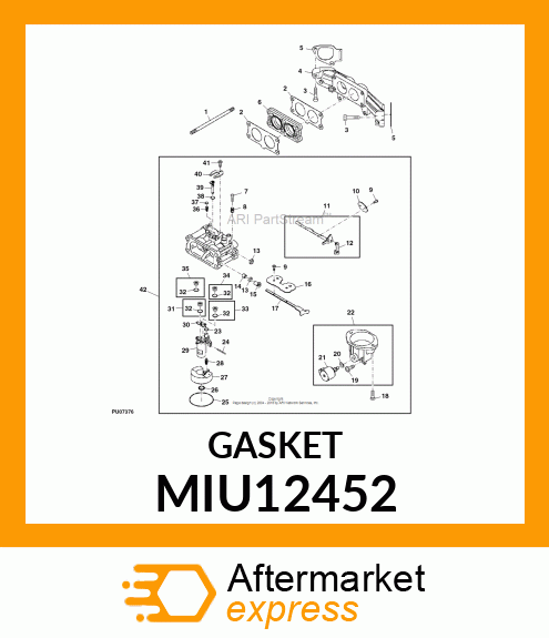 GASKET,MANIFOLD MIU12452