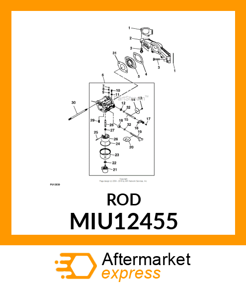 BOLT MIU12455