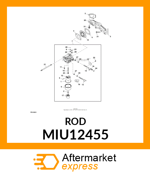 BOLT MIU12455