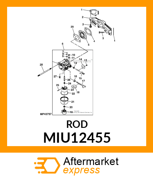 BOLT MIU12455