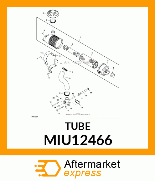 TUBE,12.6X18.6X118 MIU12466