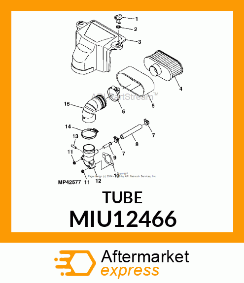 TUBE,12.6X18.6X118 MIU12466