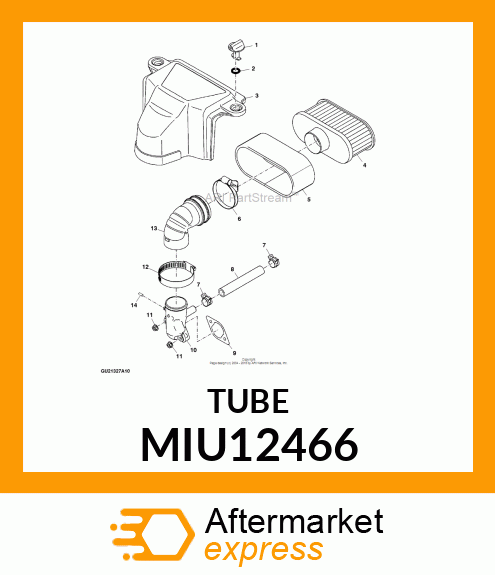 TUBE,12.6X18.6X118 MIU12466