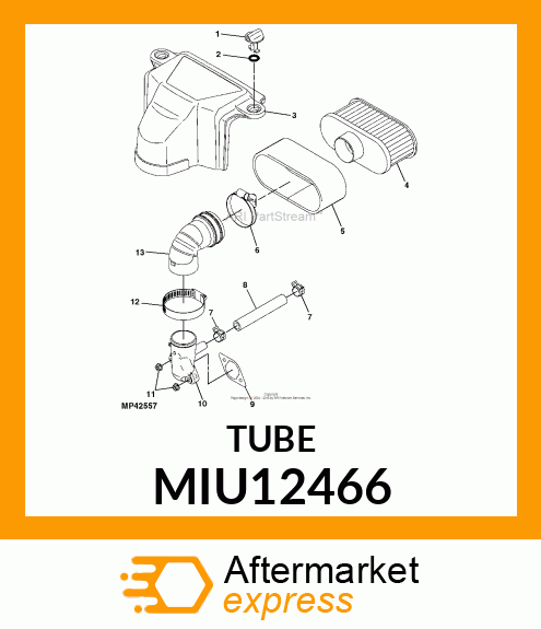 TUBE,12.6X18.6X118 MIU12466